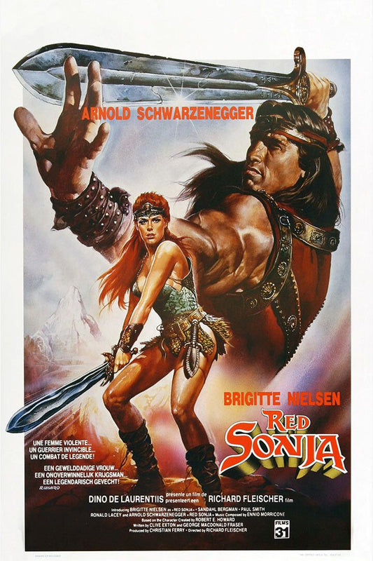 Red Sonja Action Adventure Vintage Cinema Movie Jigsaw Puzzle