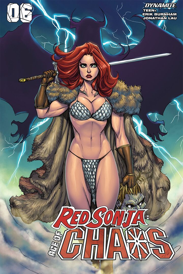 Red Sonja Age Of Chaos Decor Wall Art Jigsaw Puzzle