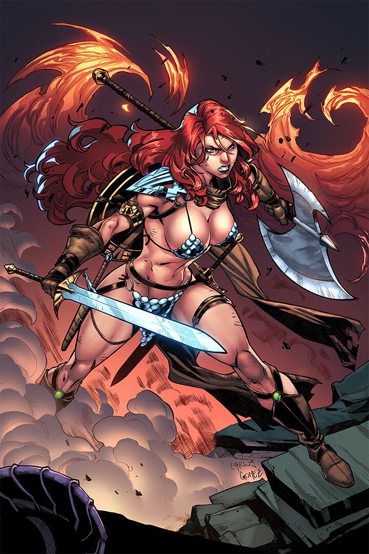 Red Sonja Epic Film Movie Cover Decor Wall Art Jigsaw Puzzle