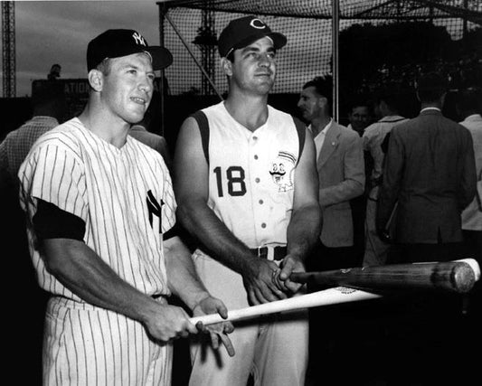 Reds Kluszewski And Yankees Mickey Mantle Keychain At Spring Training Keychain