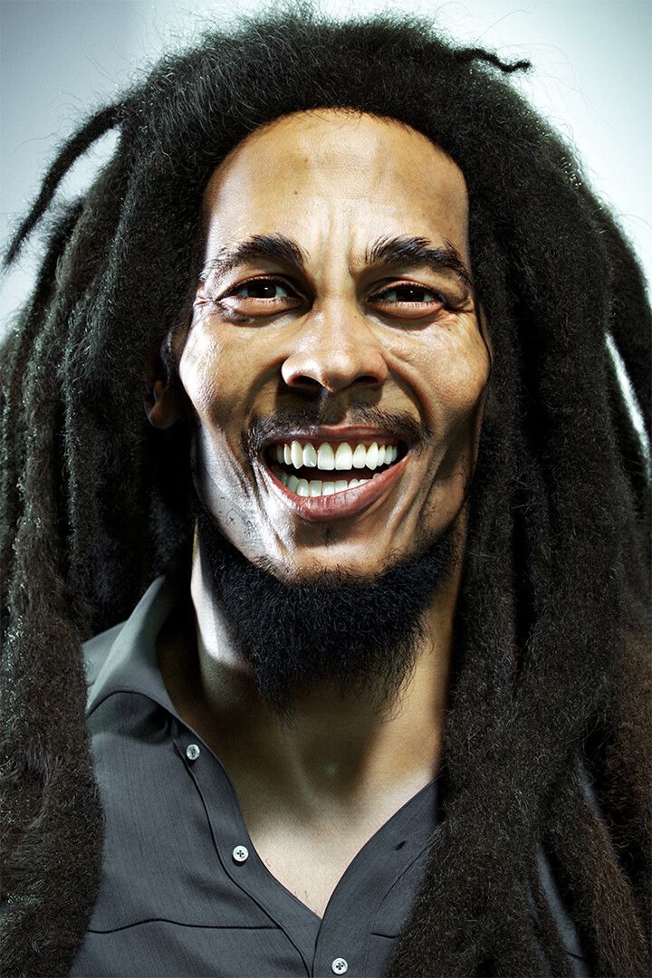 Reggae Star Bob Marley Music Songwriter Guitarist Print Jigsaw Puzzle