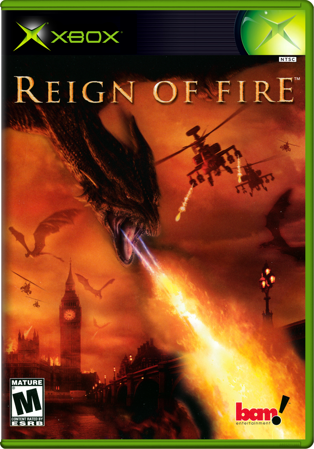 Reign Of Fire Xbox Print Poster