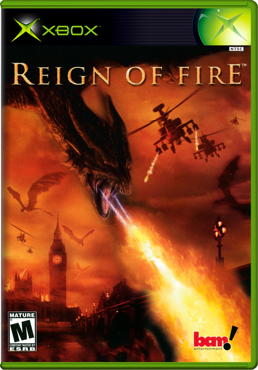 Reign Of Fire Xbox Print Poster