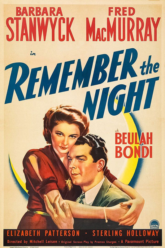 Remember The Night Movie Comedy Drama Romance Jigsaw Puzzle