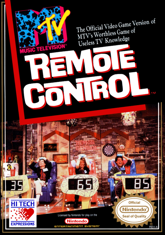 Remote Control (Usa) Nes Print Poster