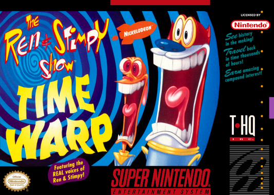 Ren & Stimpy Show Time Warp (Usa) Snes Print Poster