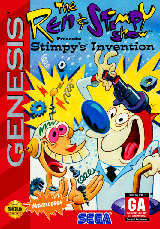 Ren & Stimpy Show, The Stimpy S Invention (Usa) Genesis Print Poster