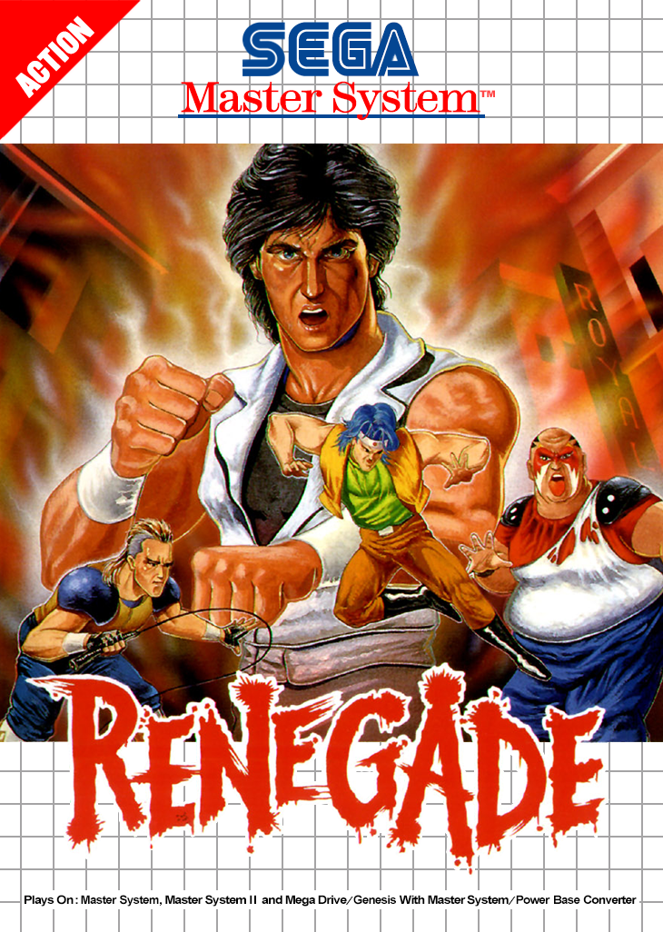 Renegade Sega Master System Print Poster