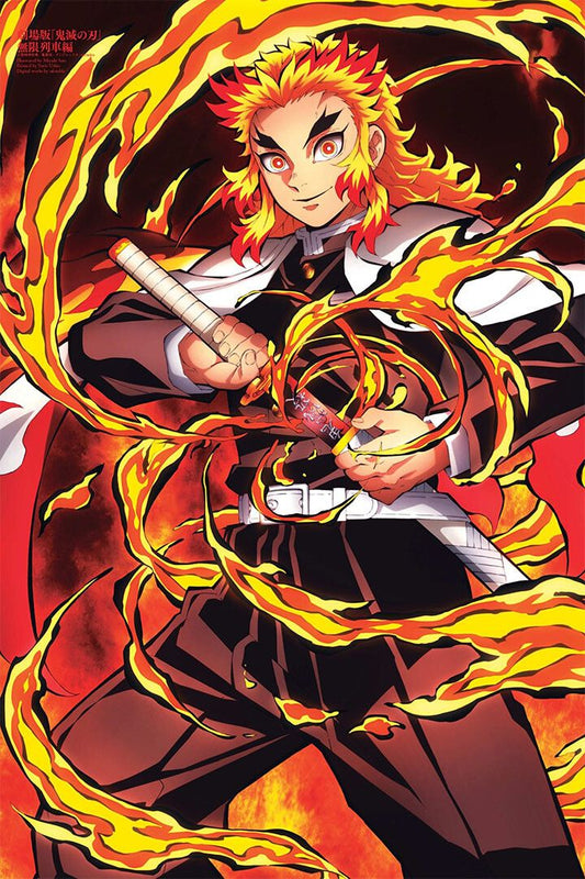 Rengoku Demon Slayer Anime Action Adventure Jigsaw Puzzle
