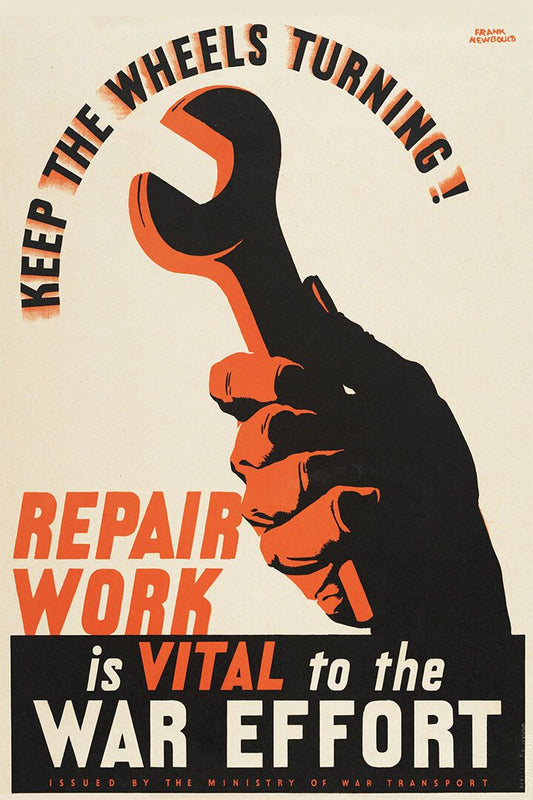 Repair Work Is Vital To The War Effort Ww2 Vintage Style Jigsaw Puzzle