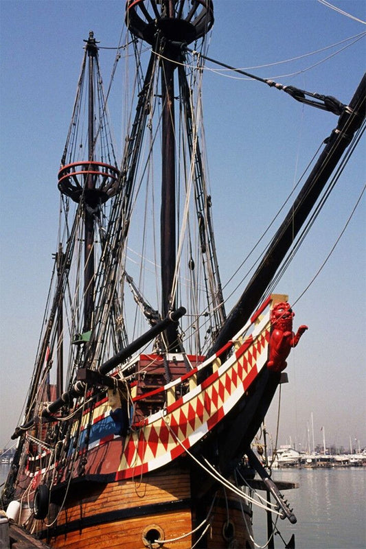 Replica Of Henry Hudsons Half Moon Ship Jigsaw Puzzle