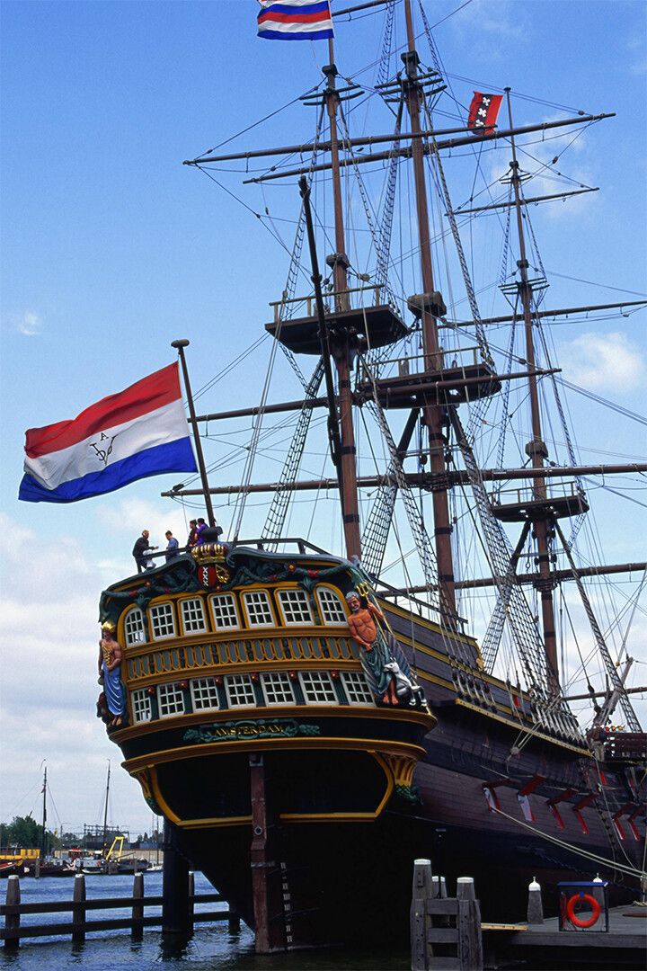 Replica Of The East India Boat The Amsterdam Print Jigsaw Puzzle