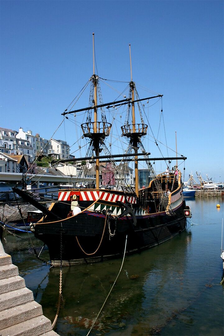 Replica Of The Golden Hinde Watercraft Painting Print Jigsaw Puzzle