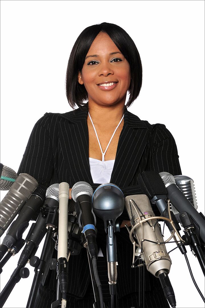Representative Patsy Mink Speaking At Microphones Jigsaw Puzzle