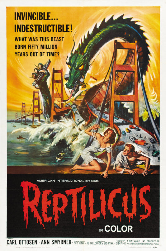Reptilicus 01 Movie Magnet