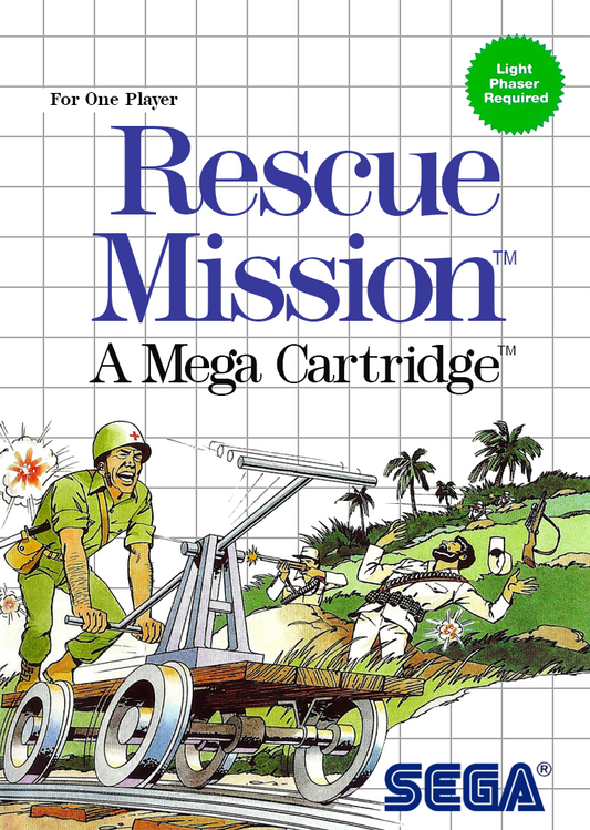 Rescue Mission Sega Master System Print Poster