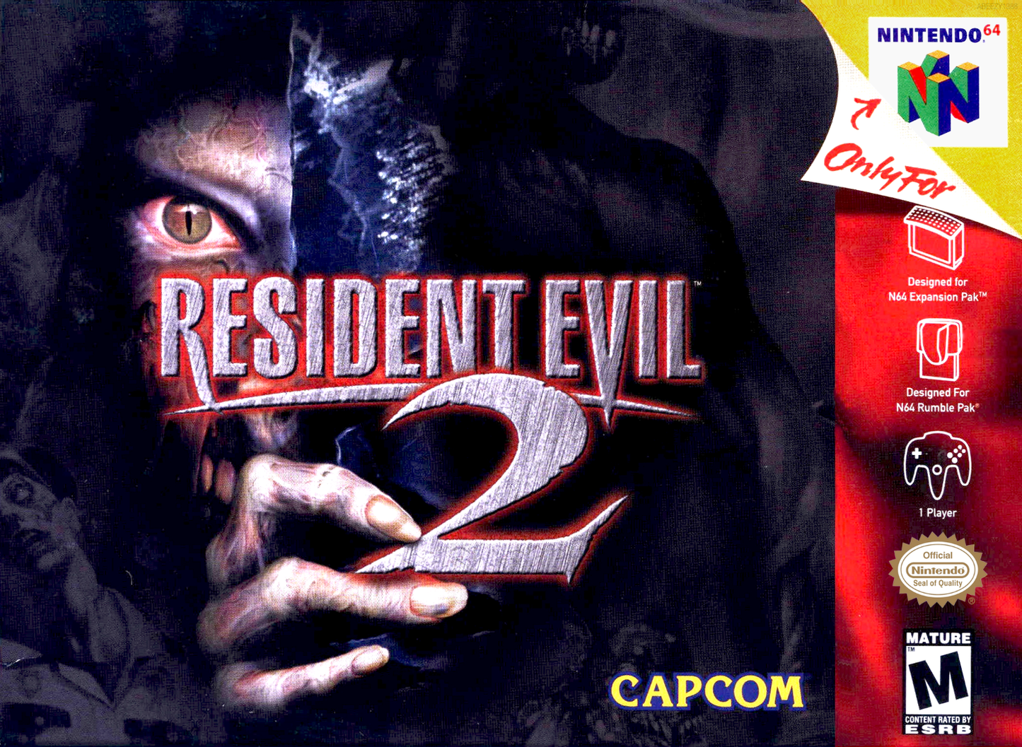 Resident Evil 2 N64 Print Poster