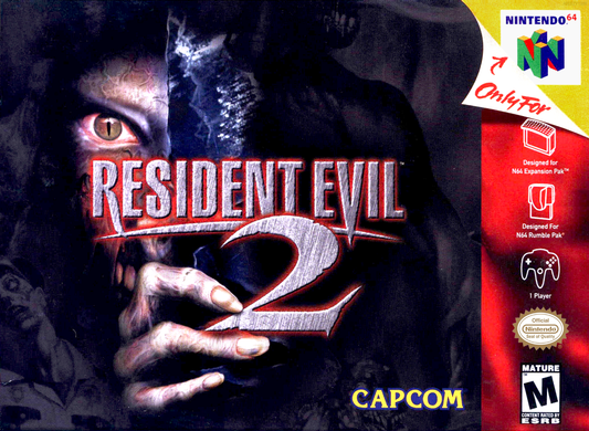 Resident Evil 2 N64 Print Poster