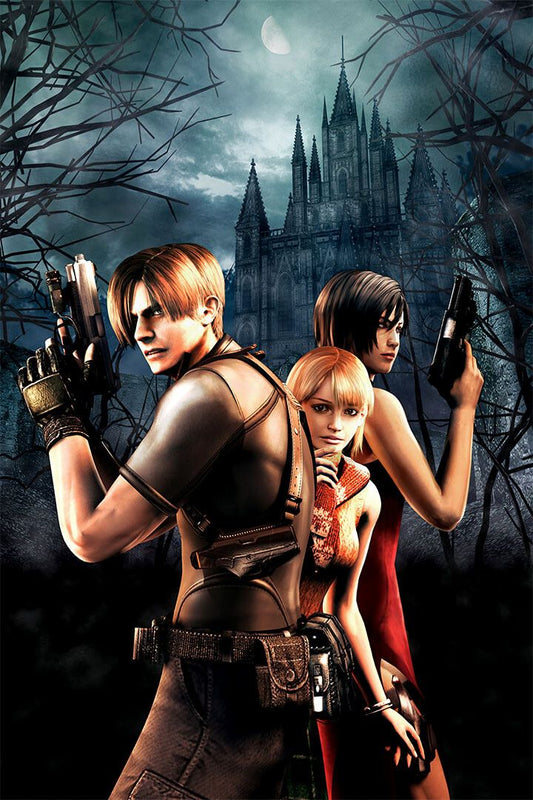 Resident Evil 4 Movie Action Horror Painting Jigsaw Puzzle