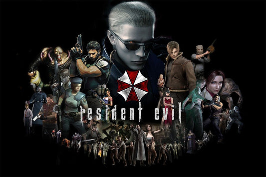 Resident Evil Mash Up Video Games Fantasy Jigsaw Puzzle