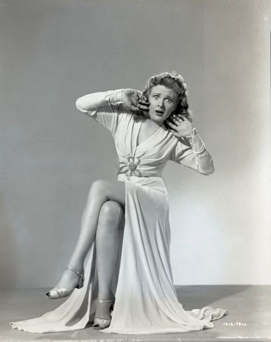 Retro 1940S Horror Movie Actress Evelyn Ankers Vintage Picture Photo