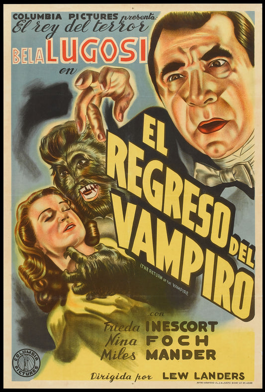 Return Of Vampire 1944 01 Movie Magnet