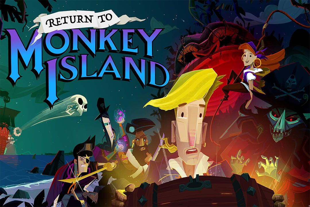 Return To Monkey Island Video Games Graphic Action Wall Decor Jigsaw Puzzle