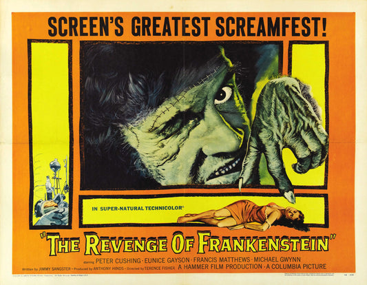 Revenge Of Frankenstein 02 Movie Magnet