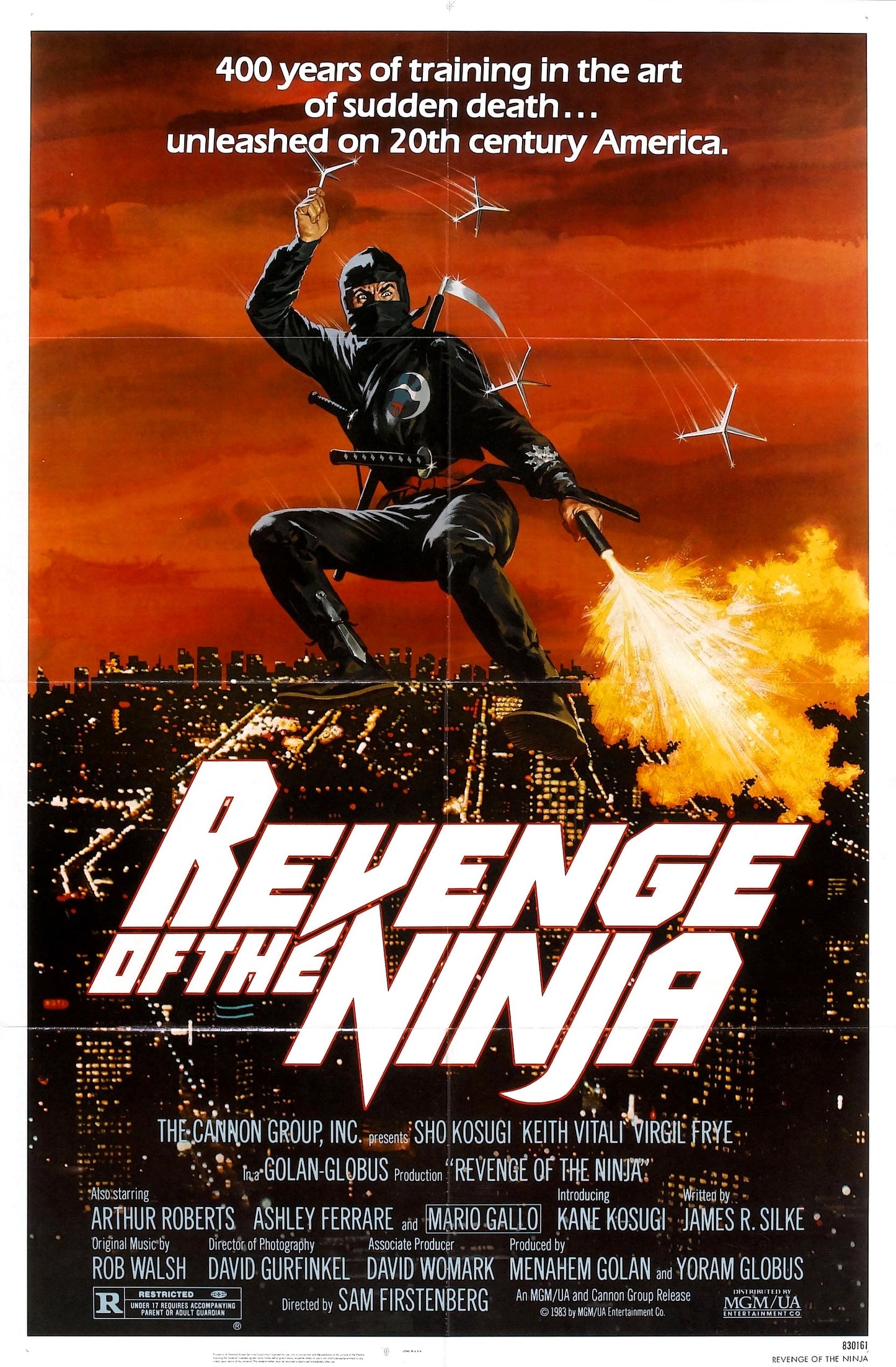 Revenge Of Ninja 01 Movie Magnet