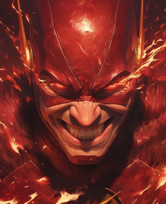 Reverse Flash Evil Grin 01 Print Poster