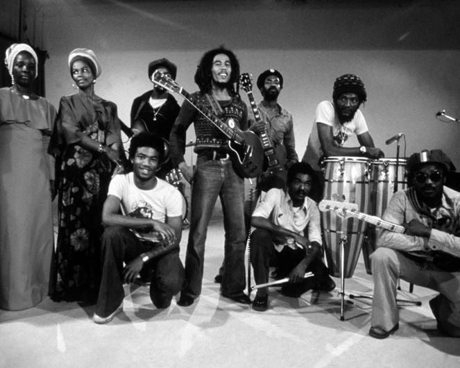 Rhythm Singers Bob Marley And The Wailers Glossy Keychain Guitarist Print