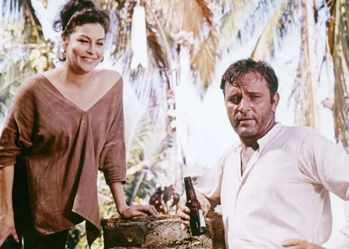 Richard Burton Ava Gardner In Night Of The Iguana Movie Picture Keychain