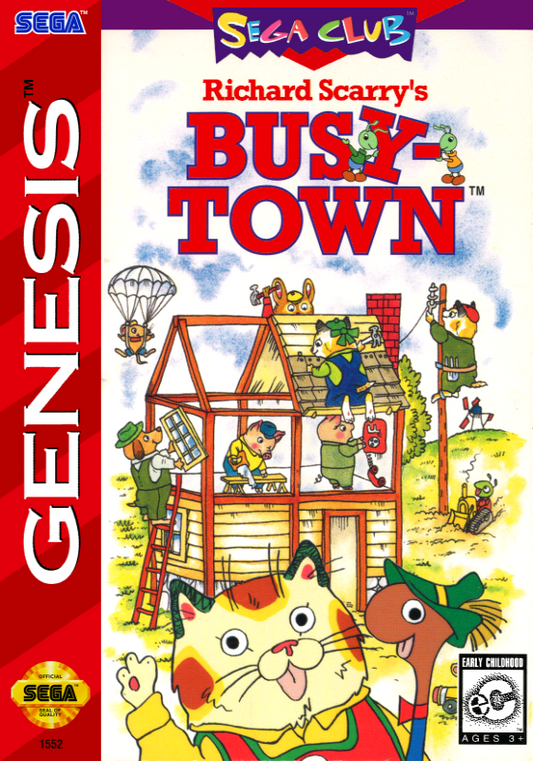 Richard Scarry S Busy Town (Usa) Genesis Print Poster