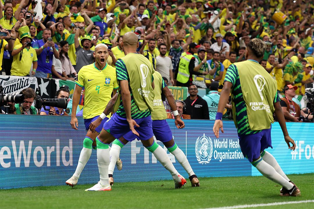 Richarlison Goal Celebration Brazil National Team Jigsaw Puzzle
