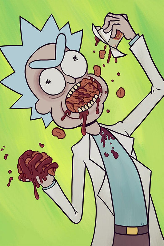 Rick And Morty Cartoon Funny Animation Movie Jigsaw Puzzle