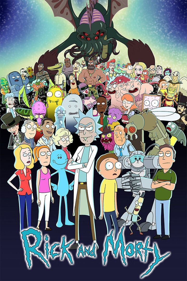 Rick And Morty Season Movie Action Animasyon Print Jigsaw Puzzle