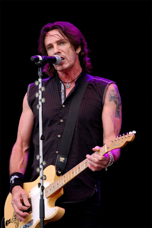 Rick Springfield With Fuitar Rock Musician Jigsaw Puzzle