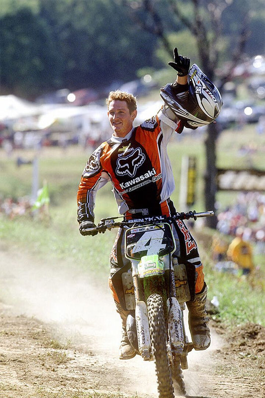 Ricky Carmichael Motorcycle Cross Country Jigsaw Puzzle