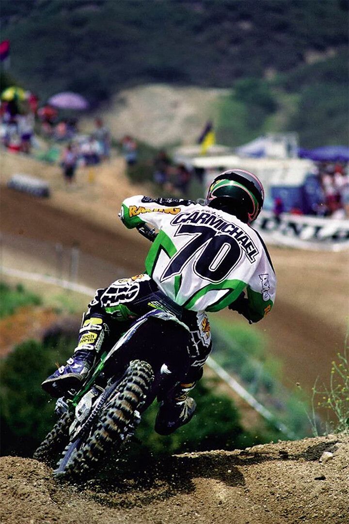 Ricky Carmichael Motorcycle Cross Driver Star Jigsaw Puzzle