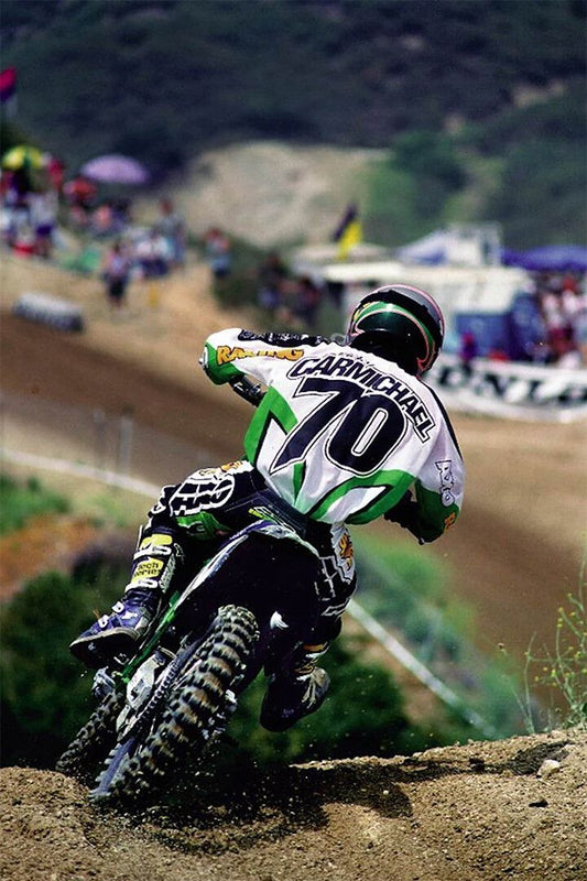 Ricky Carmichael Motorcycle Cross Driver Star Jigsaw Puzzle