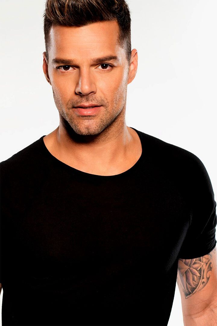 Ricky Martin Black Tshirt Writer Artist Painting Wall Home Decor Jigsaw Puzzle