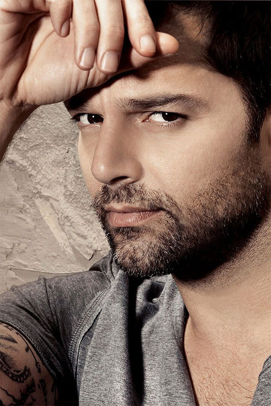 Ricky Martin Dark Gray Sweater Picture Jigsaw Puzzle