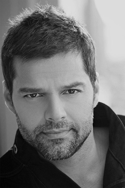 Ricky Martin Dark Gray Sweater Writer Jigsaw Puzzle