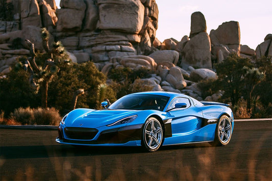 Rimac C Two California Edition Racing Car Jigsaw Puzzle