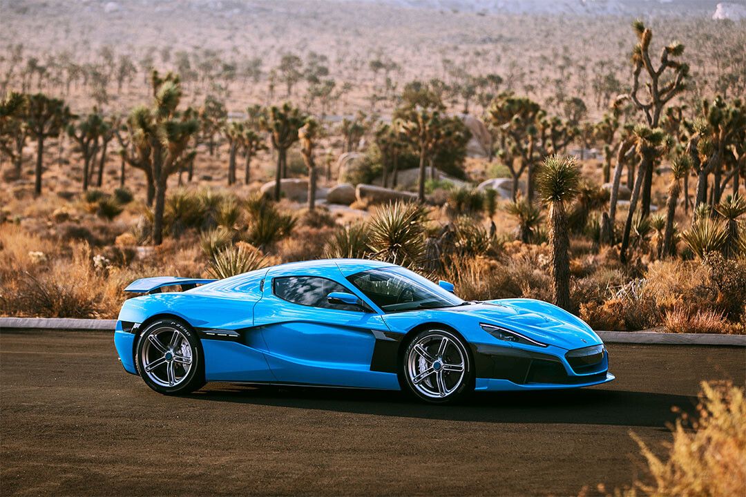 Rimac C Two California Racing Car Sports Car Jigsaw Puzzle