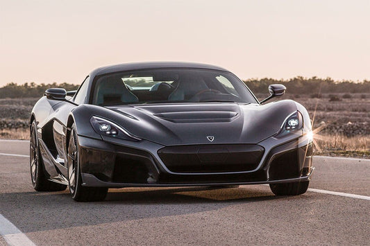 Rimac C Two Electric Hypercar Racing Car Jigsaw Puzzle