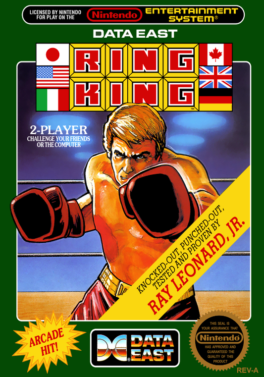 Ring King (Usa) Nes Print Poster