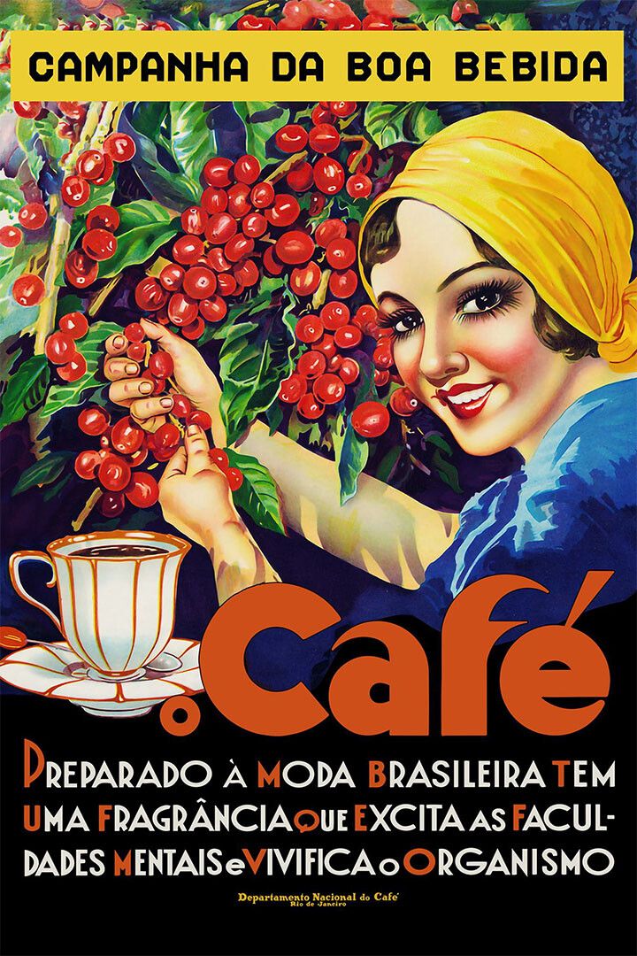 Rio De Janeiro Cafe 1930S Vintage Style Cafe Travel Jigsaw Puzzle