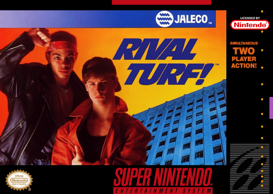Rival Turf! (Usa) Snes Print Poster