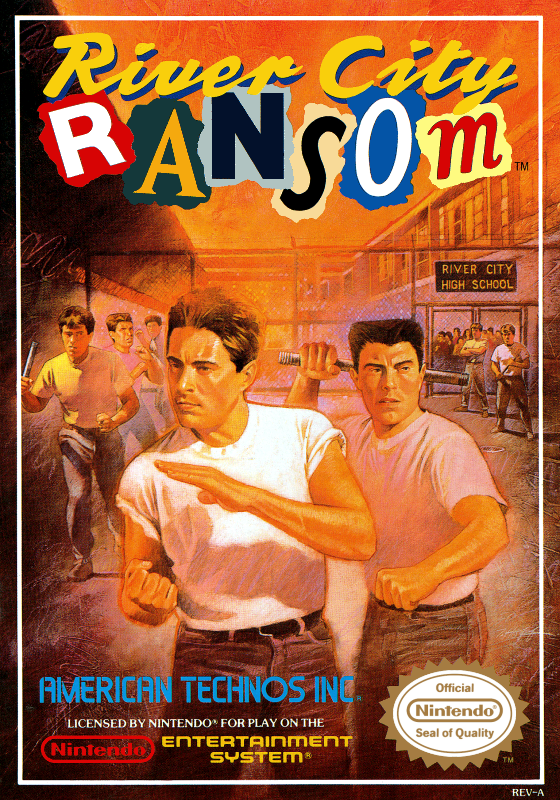 River City Ransom (Usa) Nes Print Poster